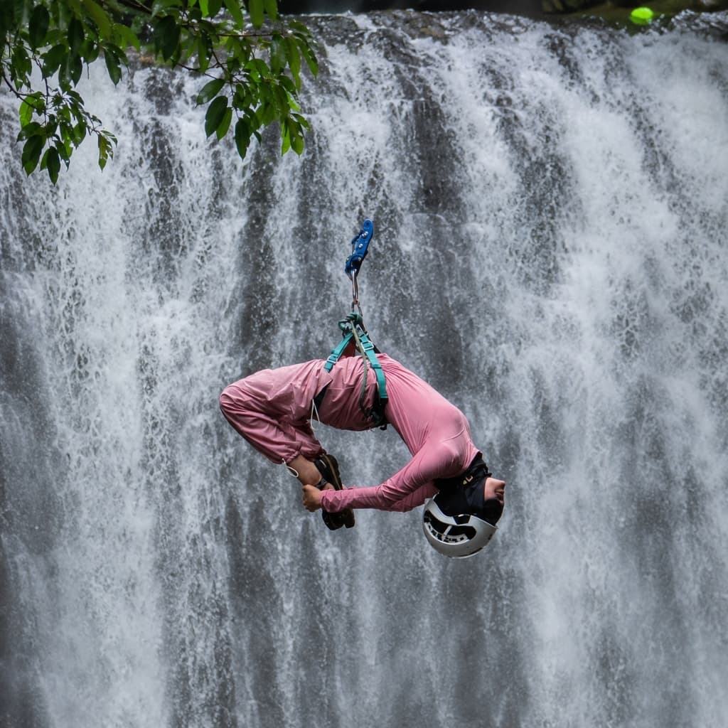 Waterfall Zipline & Water Rappelling