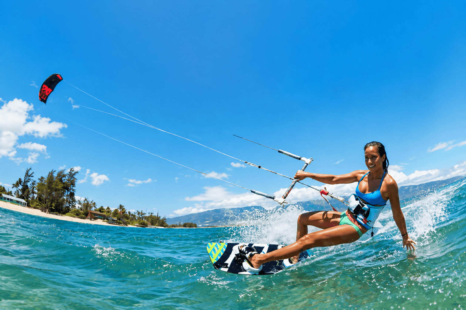 Kitesurfing di Pulau Tabuhan