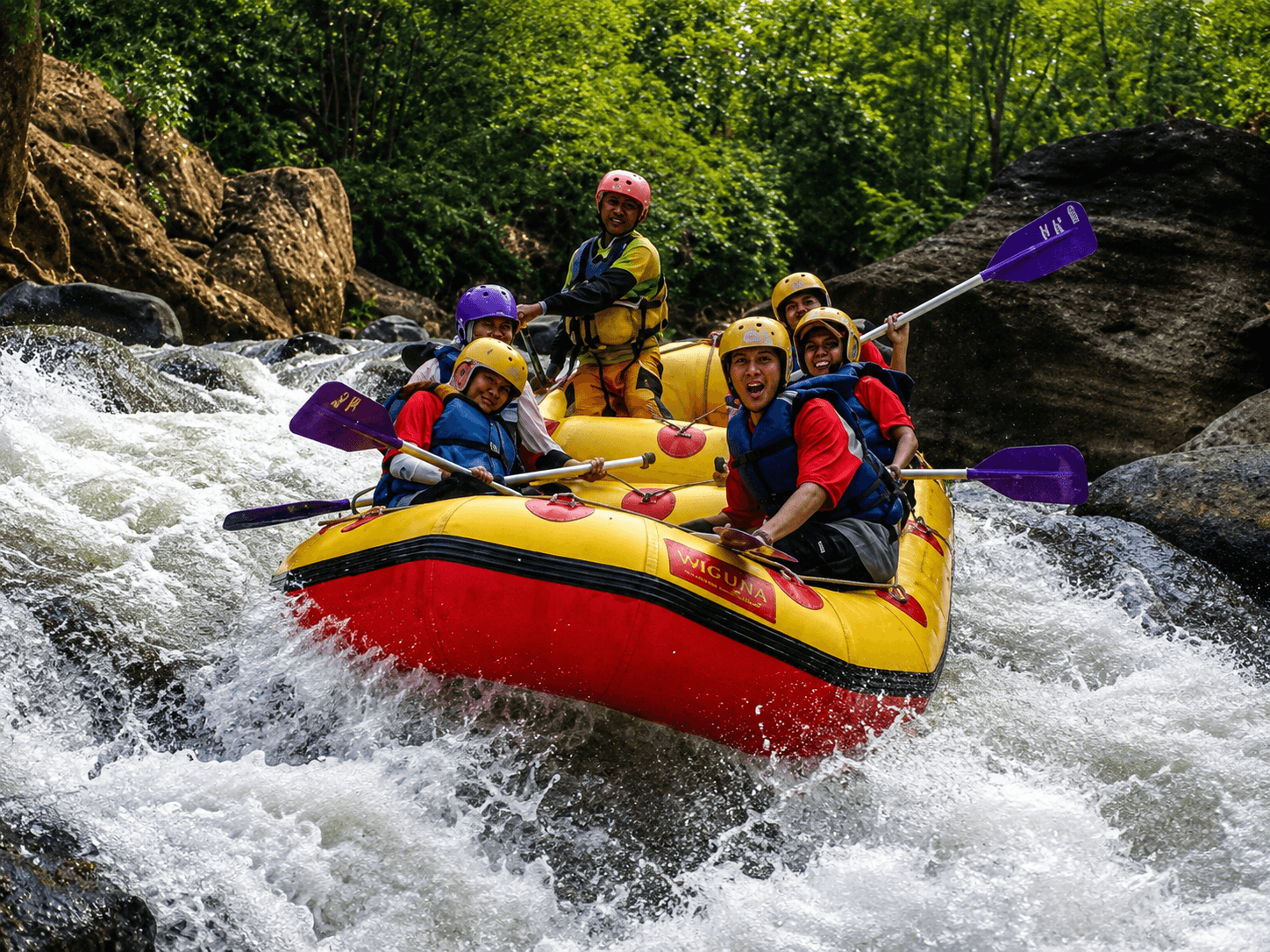 Arung Jeram Ekstrem di Sungai Nimanga